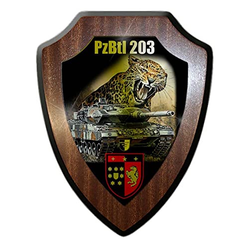 Copytec Wappenschild Lukas Wirp Panzerbataillon 203 Typ2 Bundeswehr Augustdorf #24410 von Copytec