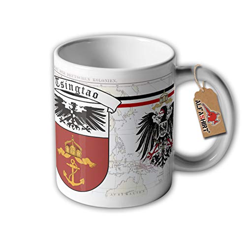 Deutsche Kolonie Tsingtao Qingdao Kiautschou Tsingtau Schutzgruppen Tasse #32620 von Copytec