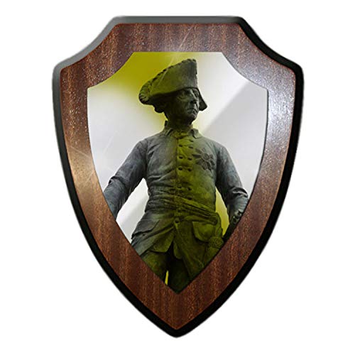 Friedrich der Große König Statue Alter Fritz Preußen Wappenschild #17797 von Copytec