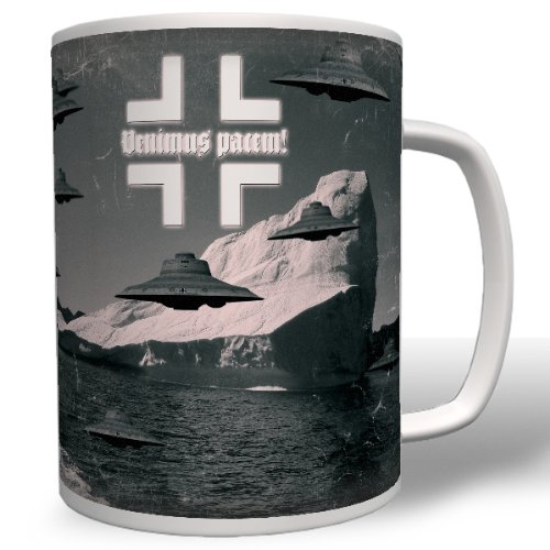Haunebu Antarktis UFO Flugscheibe - Tasse Becher Kaffee #4736 von Copytec