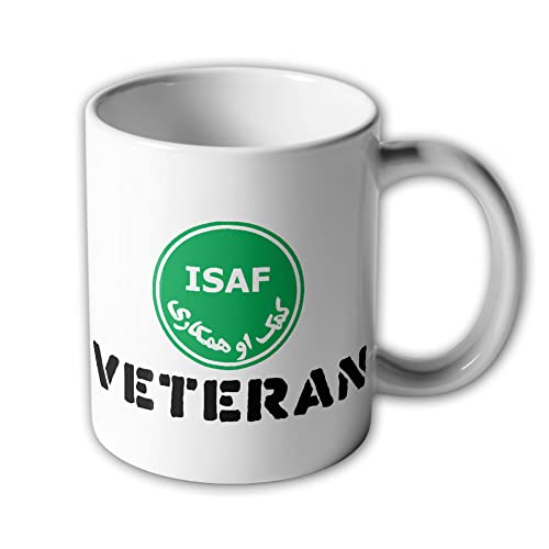 ISAF Veteranen Afghanistan Auslandseinsatz Bundeswehr BW Wappen Logo - Tasse Becher Kaffee #3176 von Copytec