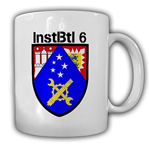 InstBtl 6 Instandsetzungsbataillon Emblem Instler Wappen Reservist Tasse #16361 von Copytec
