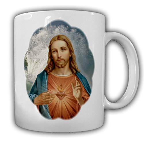 Jesus Scared Heart Jesu Christi Glaube Religon Bibel Jesus Tasse #27561 von Copytec