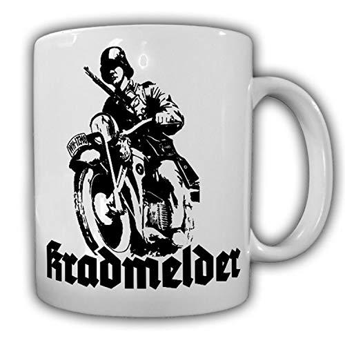 Kradmelder Soldat Motorrad R75 Ks750 Militär WK 2 WW II - Tasse #13117 von Copytec