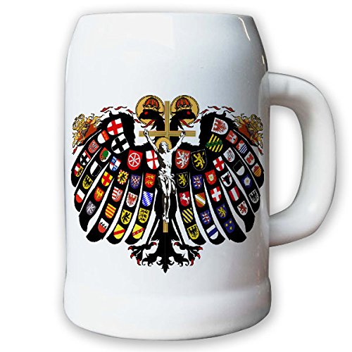 Krug/Bierkrug 0,5l - Quaternionenadler doppelköpfiger Adler Heiliges #9427 K von Copytec