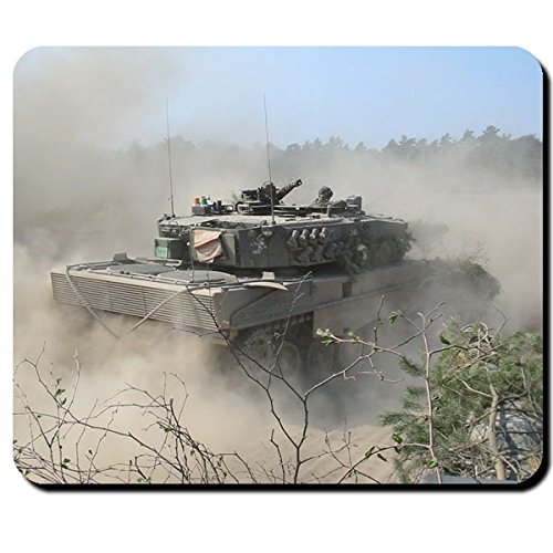 Leo 2 Bundeswehr Kampfpanzer Leopard 2A4 Panzer Bataillon Btl Kompanie - Mauspad Mousepad Computer Laptop PC #9775 von Copytec
