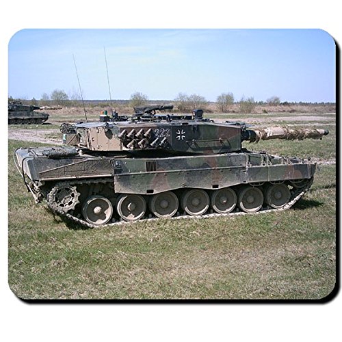 Leo 2A4 Bundeswehr Kampfpanzer Leopard 2 Panzer Bataillon Btl Kompanie Deutschland TrpÜbPz - Mauspad Mousepad Computer Laptop PC #9772 von Copytec
