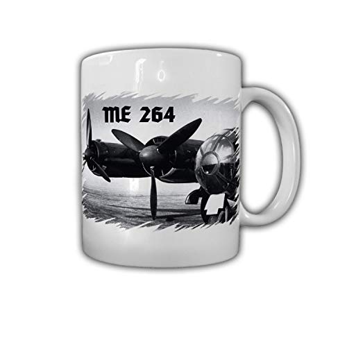 Me 264 History WW2 Messerschmitt Flugzeug Kaffeebecher Tasse #29184 von Copytec