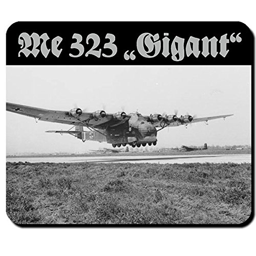 Me 323 Gigant Luftwaffe Transportflugzeug Flugzeug Flieger - Mauspad #10233 von Copytec