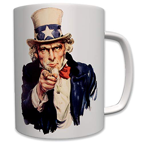 Militär Us Army Uncle America I Want You Marine Corps Usa - Tasse #6436 von Copytec