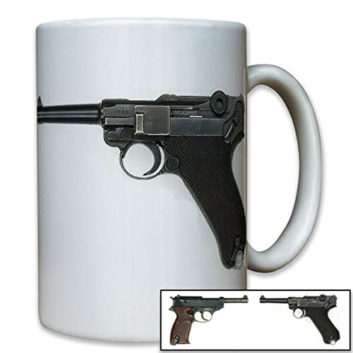 P38 vs P08 Pistolen Wh Offizier Wk 9mm Parabellum Waffe Deko - Tasse #8061 von Copytec