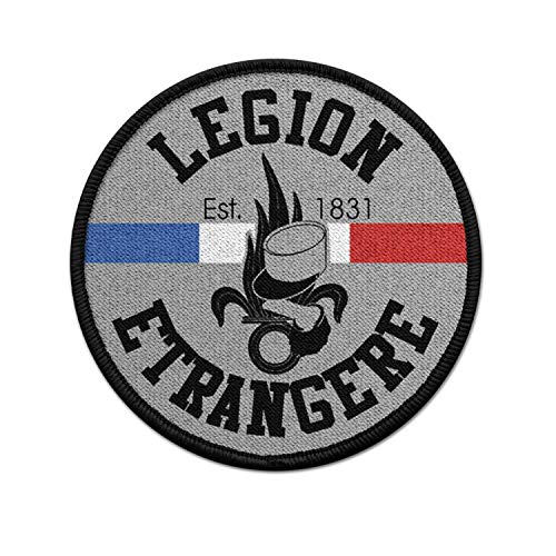 Patch Legion 1831 Etrangere Frankreich Fremden Soldaten Legionäre grau #36628 von Copytec