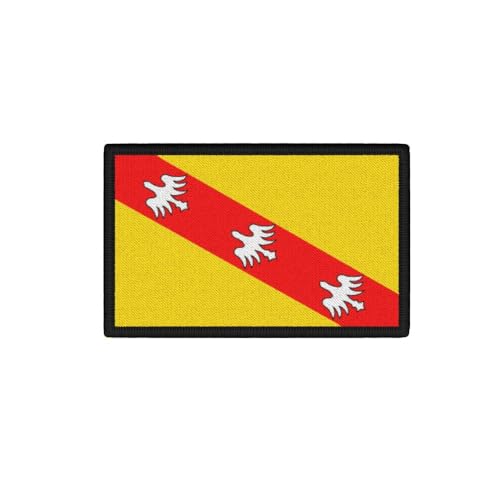 Patch Lothringen Flagge Fahne Lorraine Nordosten Frankreich Grand Est #42625 von Copytec