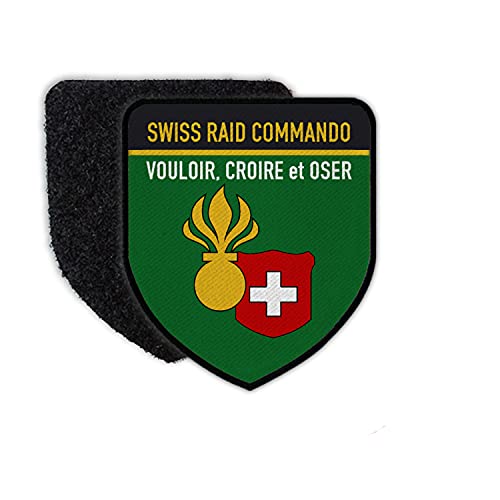 Patch Swiss Raid Commando Schweizer Armee Militärwettkampf Schweiz Heer #31780 von Copytec