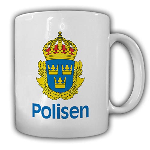 Polisen Swedish Police Schwedische Polizei Schweden Tasse Kaffee #20002 von Copytec