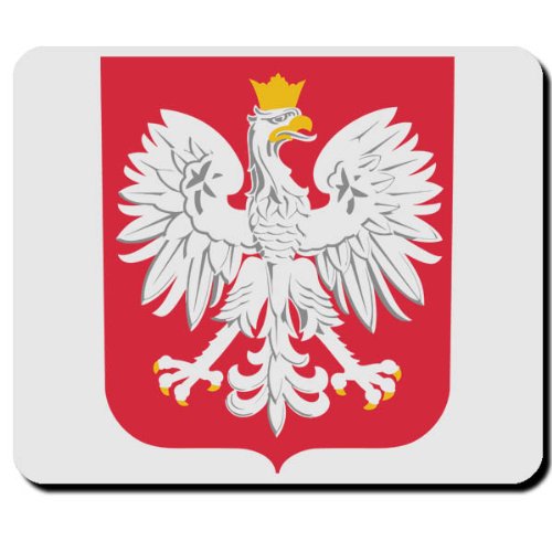 Polska Polen Wappen Abzeichen Emblem Adler- Mauspad Mousepad Computer Laptop PC #16628 von Copytec