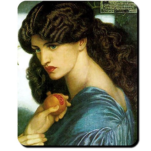 Proserpina Gemälde Dante Gabriel Rossetti 1874 Persephone Zeus Griechenland Mythologie Kore - Mauspad Mousepad Computer Laptop PC #16447 von Copytec