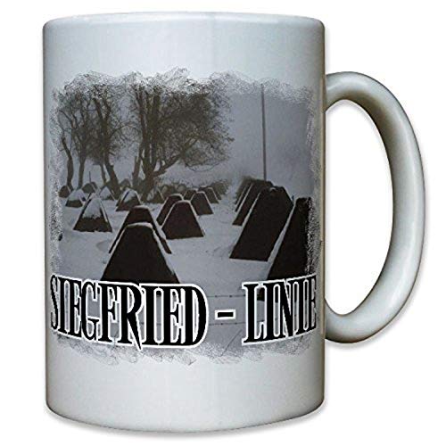 Siegfried Linie Westwall Höckerlinie beton Drachen Zähne - Tasse #10599 von Copytec