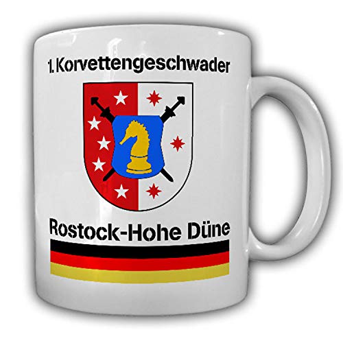 Tasse 1 Korvettengeschwader KorvGschw Bundesmarine Bundeswehr Rostock-Hohe Düne #22748 von Copytec