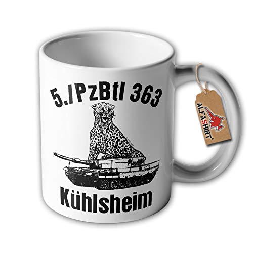 Tasse 5 PzBtl 363 Kühlsheim Leopard 2A4 Panzer Leo Bundeswehr Raubkatze #34590 Tasse 5 PzBtl 363 Kühlsheim Leopard 2A4 Panzer Leo Bundeswehr Raubkatze #34590 von Copytec