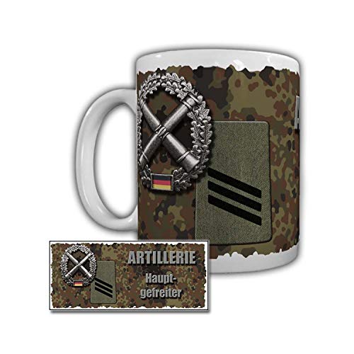 Tasse Artillerietruppe Hauptgefreiter Kampftruppen Bundeswehr #29371 von Copytec