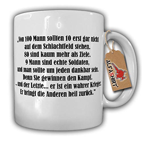 Tasse Der wahre Krieger Sparta 100 Hundert Mann Soldaten Krieg Kampf #16087 von Copytec