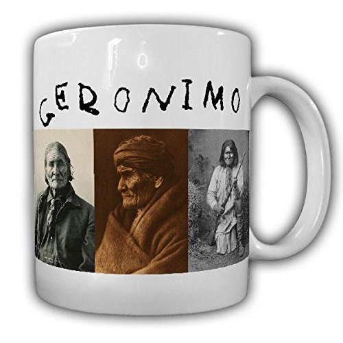 Tasse Geronimo Indianer Häuptling Bedonkohe Apache Medizinmann Amerika Gokhlayeh der Gähnende Unterschrift Western Bild#21407 Tasse Geronimo Indianer Häuptling Bedonkohe Apache Medizinmann Amerika Gokhlayeh der Gähnende Unterschrift Western Bild#21407 von Copytec
