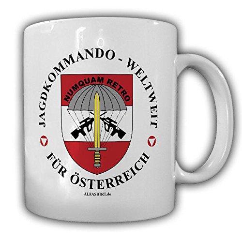 Tasse Jagdkommando Weltweit Österreich JaKdo Special Forces Abzeichen Austria Abzeichen Bundesheer#21793 von Copytec