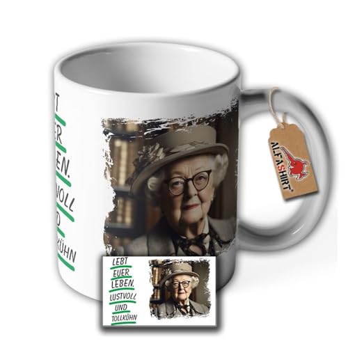 Tasse Miss Marple Krimi Roman Detektivgeschichten Mordfälle alte Dame #42254 von Copytec