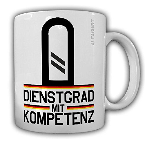Tasse Obergefreiter Dienstgrad Bundeswehr OGefr Dienstgrad Militär Rangabzeichen Abzeichen Kaffee Becher #20694 von Copytec