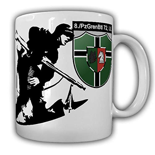 Tasse Panzergrenadier 8 PzGrenBtl 72 UL Kompanie Panzergrenadierbataillon Bundeswehr BW Einheit Greni #23764 von Copytec