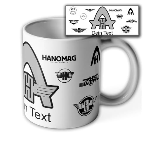 Tasse Personalisiert Hanomag historisch Wappen Oldtimer #40987 von Copytec