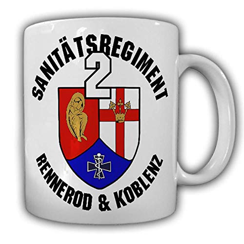 Tasse Sanitätsregiment 2 SanRgt Bundeswehr Rennerod Koblenz Sanitäter #24998 von Copytec