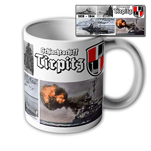 Tasse Schlachtschiff Tirpitz Foto-Druck Bild-Kaffee Becher Kriegsmarine #35496 von Copytec