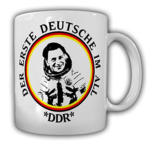 Tasse Sigmund Jähn Kosmonaut DDR NVA Erster Deutscher im All Weltraum #23292 von Copytec