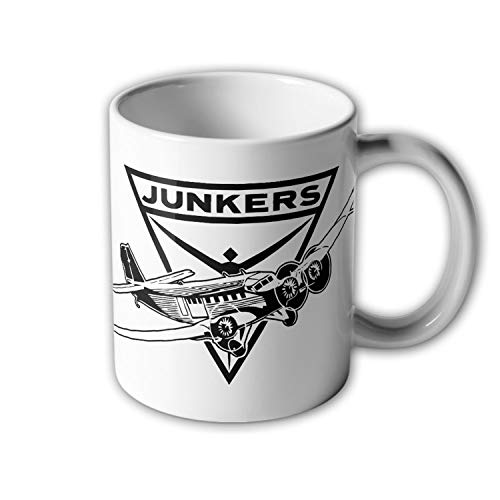 Tasse Tante Ju 52 Flugzeug Oldtimer 52-3m Wellblech Beplankung Flug #31937 von Copytec