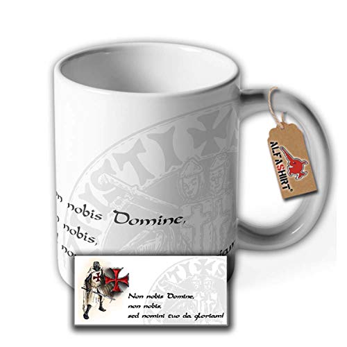 Tasse Tempelritter Orden Ritterorden Ritter Motto Psalm 115 1 Kaffee #36189 von Copytec