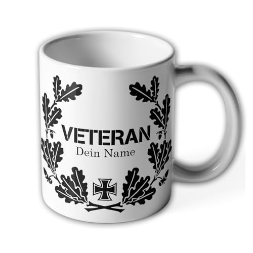 Tasse personalisiert individualisiert Veteran Eichenlaub Eisernes Kreuz #41600 von Copytec