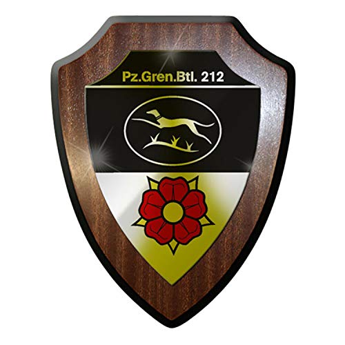 Wappenschild/Wandschild / - PzGrenBtl 212 Panzergrenadierbataillon 212#8411 von Copytec