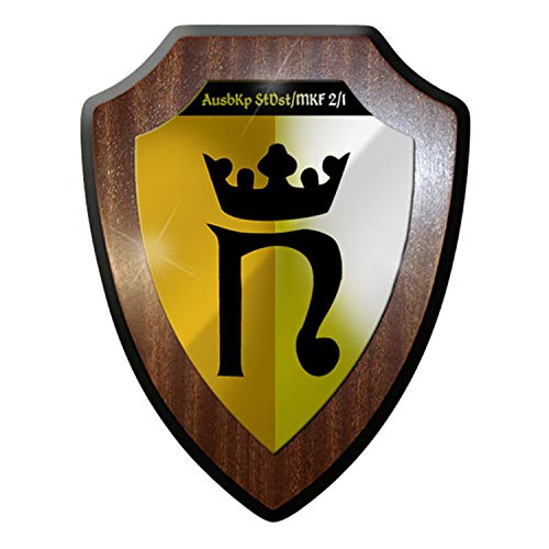 Wappenschild/Wandschild - AusbKp StDst MKF 2 1 Ausbildungskompanie #12644 von Copytec