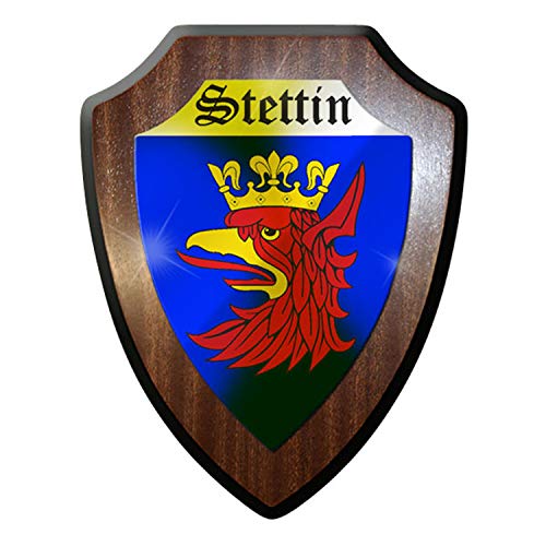 Wappenschild/Wandschild - Stettin Stadtwappen Tafel Greif Heimat Deko #8956 von Copytec