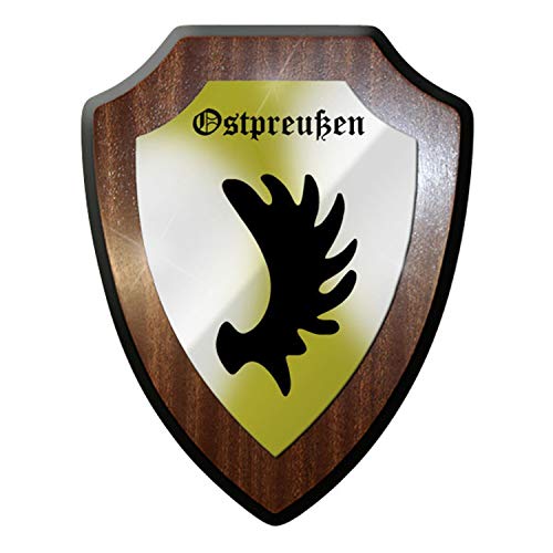 Wappenschild Wandschild Wappen - Ostpreußen Preußen Elch Wappen Andenken #8929 Wappenschild Wandschild Wappen - Ostpreußen Preußen Elch Wappen Andenken #8929 von Copytec