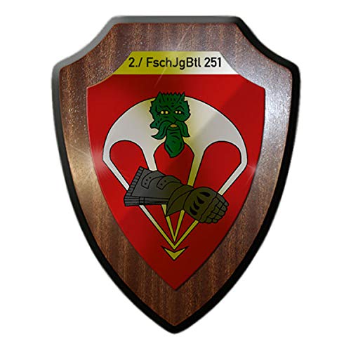 Wappenschild 2 FschJgBtl 251 Fallschirmjägerbataillon Calw Wappen #16367 von Copytec