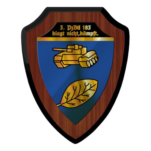 Wappenschild 3 Kompanie PzBtl Panzerbataillon 183 Boostedt Leopard Panzer #42789 von Copytec