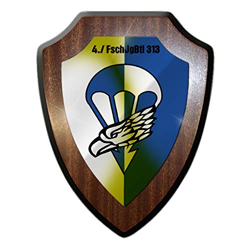 Wappenschild 4 FschJgBtl 313 Fallschirmjäger Bataillon Kompanie Falli #32479 von Copytec