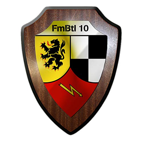 Wappenschild FmBtl 10 Fernmeldebataillon Sigmaringen Stauffenberg #35567 von Copytec
