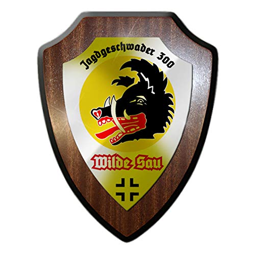 Wappenschild JG300 Jagdgeschwader 300 Wilde Sau Wappen Abzeichen Emblem #15459 von Copytec