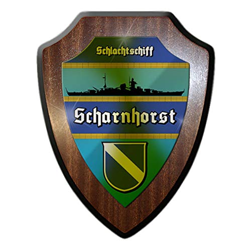 Wappenschild Schlachtschiff Scharnhorst Silhouette Wappen Abzeichen #12060 Wappenschild Schlachtschiff Scharnhorst Silhouette Wappen Abzeichen #12060 von Copytec