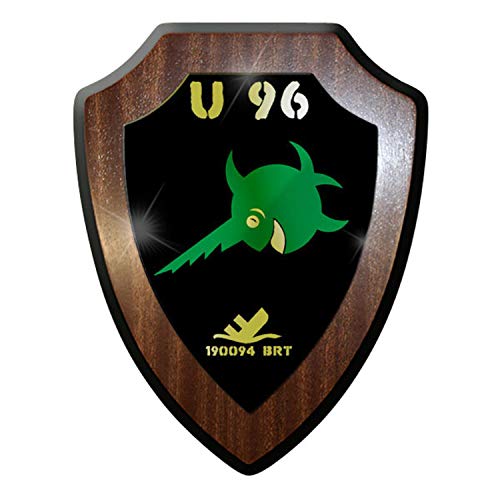 Wappenschild - UBoot 96 Unterwasserboot Marine Soldaten Torpedo #9632 von Copytec