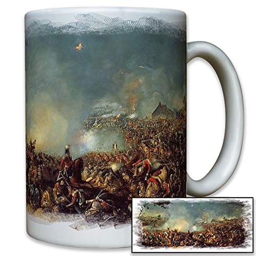 Waterloo 1815 Schlacht Befreiungskriege Gemälde Bild Napoleon - Tasse #9577 von Copytec